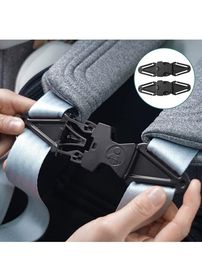 حزام أمان مانع للهروب من مقعد السيارة، مشبك أمان لحزام مقعد الطفل، مشبك حزام أمان عالمي للأطفال يمنع الأطفال من إخراج أذرعهم من مقعد السيارة الآمن للأطفال - Image 5